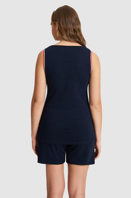 Kad_n Lacivert Pijama Tak_m_