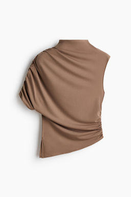 Top de una manga con cuello perkins - H&m фото 2