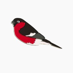 Брошь Снегирь