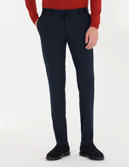 Lacivert Ex. Slim Fit Kuma_ Pantolon