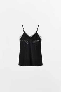 POINTELLE LACE TOP - Zara фото 2