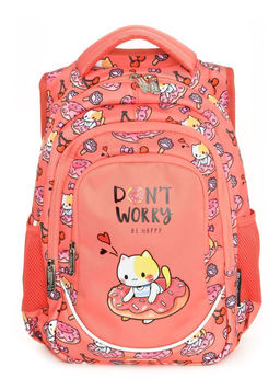 Рюкзак Schoolformat Kitten donut, модель SOFT 3, мягкий каркас, трехсекционный, 40х28х20 с...