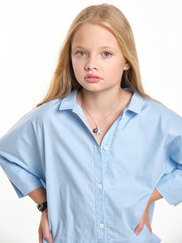 Подвеска Морская звезда с жемчугом PU0156 серый/серебро