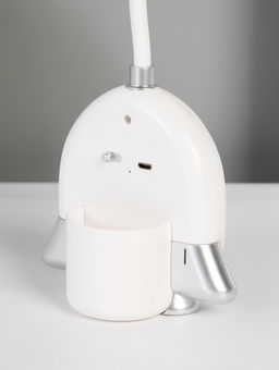 Ночник карандашница "Ракета" 6хLED 3Вт 5V USB АКБ 2 режима 7х11х27 см