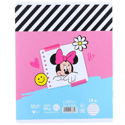 Цена за 10 шт. Тетрадь 12 листов, 5 видов МИКС, линейка, мелованная бумага, Минни Маус - Disney фото 11