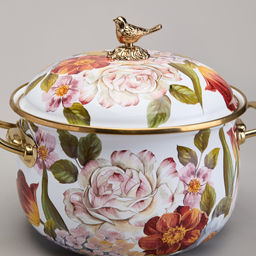 КАСТРЮЛЯ AGNESS ЭМАЛИРОВАННАЯ С КРЫШКОЙ, СЕРИЯ ФЛАНДРИЯ, 4,8Л, ДИА.22СМ  фото 8