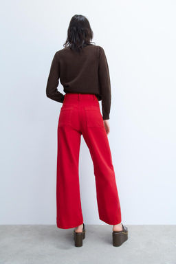 ZW COLLECTION WIDE-LEG HIGH-WAIST JEANS - Zara фото 47