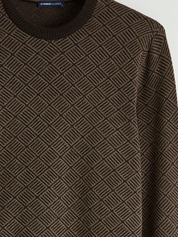 Bisiklet Yaka Erkek Triko Kazak