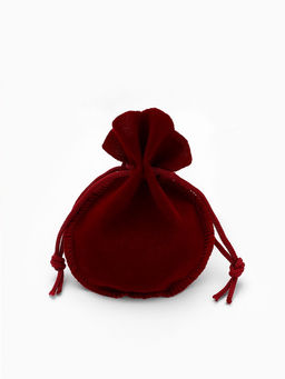 Набор мешочков бархатных набор 100 шт. 7×9, бордовый