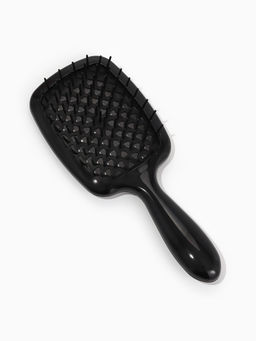 Цена за 2 шт. Расчёска массажная, продуваемая, широкая, 7.5×17(±1) см, чёрная