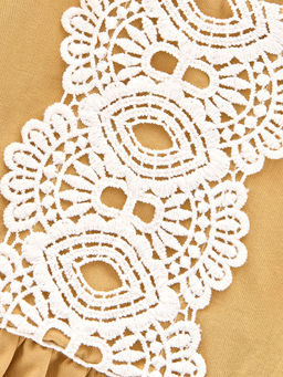 Платье для девочки праздничное нарядная форма детская одежда UD 6220 беж - Mini maxi фото 5