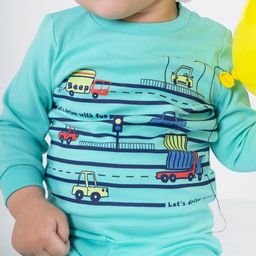 CRB wear/CSNB 62669-40 Джемпер для мальчика, бирюзовый/Ex.Cherubino