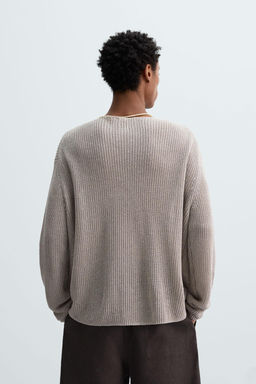 HEMP KNIT JUMPER - Zara фото 3