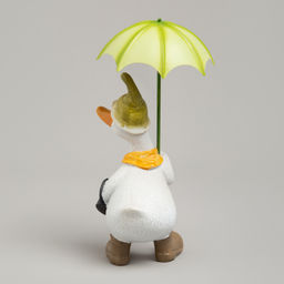 СТАТУЭТКА УТКА ПОД ЗОНТИКОМ 10,5Х12Х20 СМ - Lefard фото 4