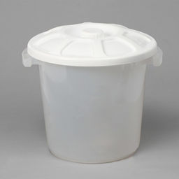 Бак пищевой, 20 л, пластиковый, с крышкой, МИКС