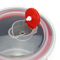 Банка для сыпучих продуктов из нержавеющей стали 1,4л, д12,5см, h13см, крышка пластмассовая с пароотводом, цветной корпус, зеленый, в коробке (Китай) - Домашняя мода фото 5