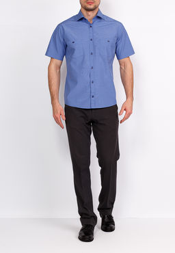 Сорочка мужская короткий рукав GREG 224/109/02/KZS/P/1  фото 4