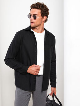 Regular Fit Uzun Kollu Erkek G?mlek Ceket