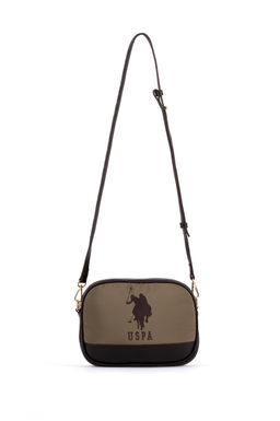 Женская стеганая сумка через плечо цвета хаки - U.s. polo assn фото 6