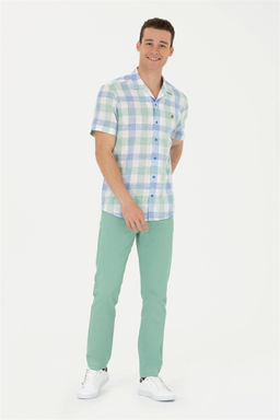 U. S. Polo Assn Мужская рубашка Saks с коротким рукавом - U.s. polo assn фото 4