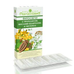 №1 Фитосвечи Гинекологические