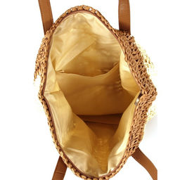 Сумка пляжная текстиль SNX-037, 1отд, светло-бежевый 265626 - Adelia фото 3