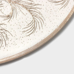 Набор салфеток сервировочных Доляна Павлин, 2 шт, d=38 см, цвет бежевый  фото 6