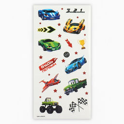 Набор для создания акриловых брелоков с наклейками Для мальчика