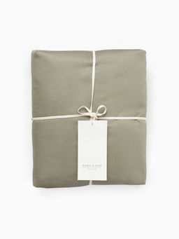 Простыня на резинке 1.5-спальная SL Home Олива, 140200+30 см, оливковая, сатин - Sima-land home фото 12