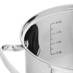 Кастрюля VETTA Берн 18*11 см 2,6 л со стекл. кр., индукция арт. 822-100