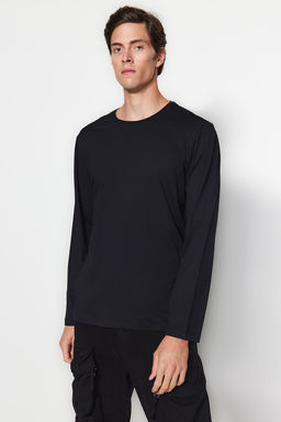 TRENDYOL MAN Gri-Indigo 2li Paket %100 Pamuklu Uzun Kol Regular/Normal Kesim Basic T-Shirt TMNAW24TS00001 - Trendyolmilla фото 21