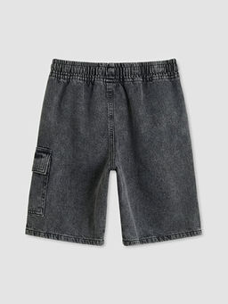 Beli Lastikli Erkek ?ocuk Kargo Jean ?ort