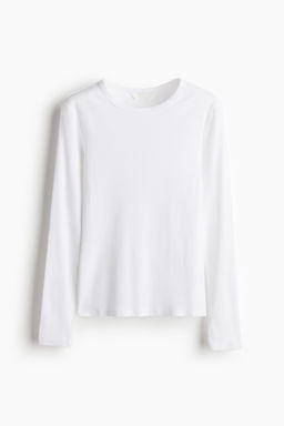 Camiseta de algodon acanalado - H&m фото 4