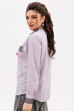 Блуза ANELLI 1250 ледяная лаванда  фото 6