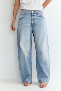 TRF BAGGY BALLOON MID-WAIST JEANS - Zara фото 25