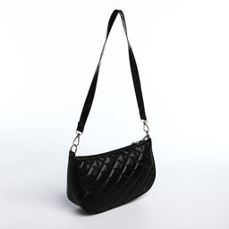 Сумка багет на молнии, цвет чёрный - Simaland фото 2