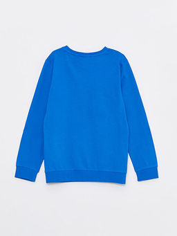 Bisiklet Yaka Spiderman Bask?l? Uzun Kollu Erkek ?ocuk Ti??rt - Waikiki фото 2