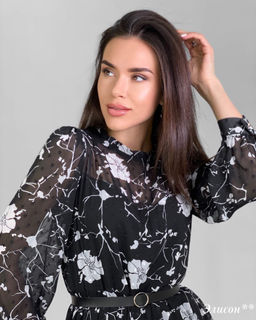 Платье Элисон** (черный) - Nadi bordo фото 4