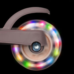 Самокат трёхколёсный ROCKET колёса PU, цвет коричневый - Кнр фото 10