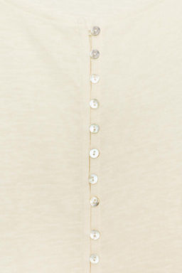 RUSTIC T-SHIRT WITH BUTTONS - Zara фото 9