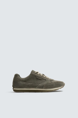 CASUAL LEATHER TRAINERS - Zara фото 2