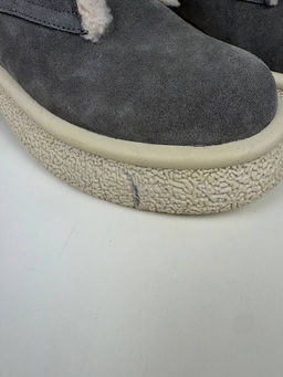 Ботинки 308.001be. серый замок замша уценка/шерсть