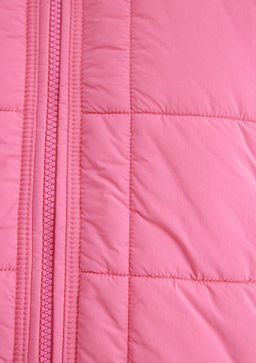 Dik Yaka Pembe Sisme Mont - Mavi фото 9