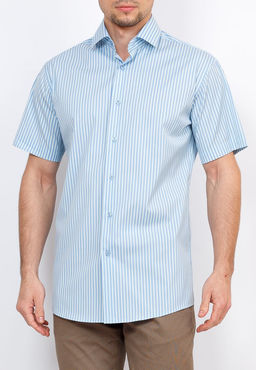 Сорочка мужская короткий рукав GREG Gb241/107/45/Z/1 STRETCH  фото 7