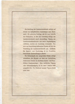 Облигация 4,5% 1000 рейхсмарок 1937 года Германия