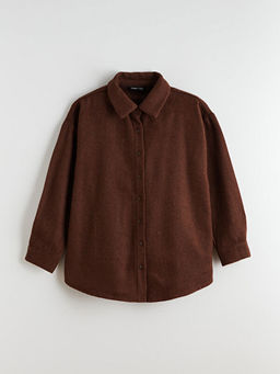 Oversize Kad?n Oduncu G?mlek Ceket