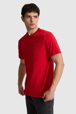 Erkek K_rm_z_ Regular Fit Polo Yaka Basic Ti__rt