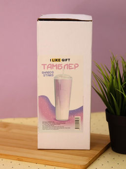 Тамблер iLikeGift "Shards stars", purple (720 мл)