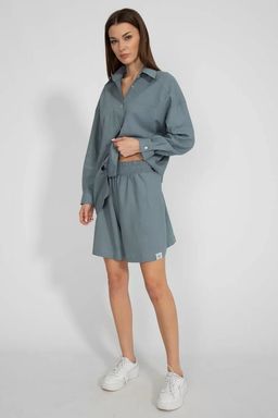 Льняные шорты 4074