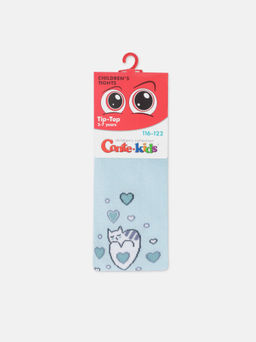 CONTE-KIDS TIP-TOP Колготки детские бледно-бирюзовый - Conte elegant фото 4